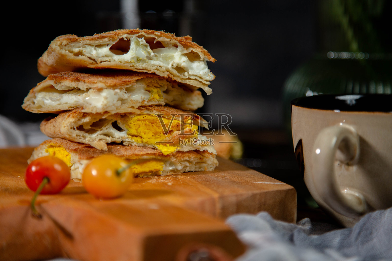 静物:美味的派照片摄影图片