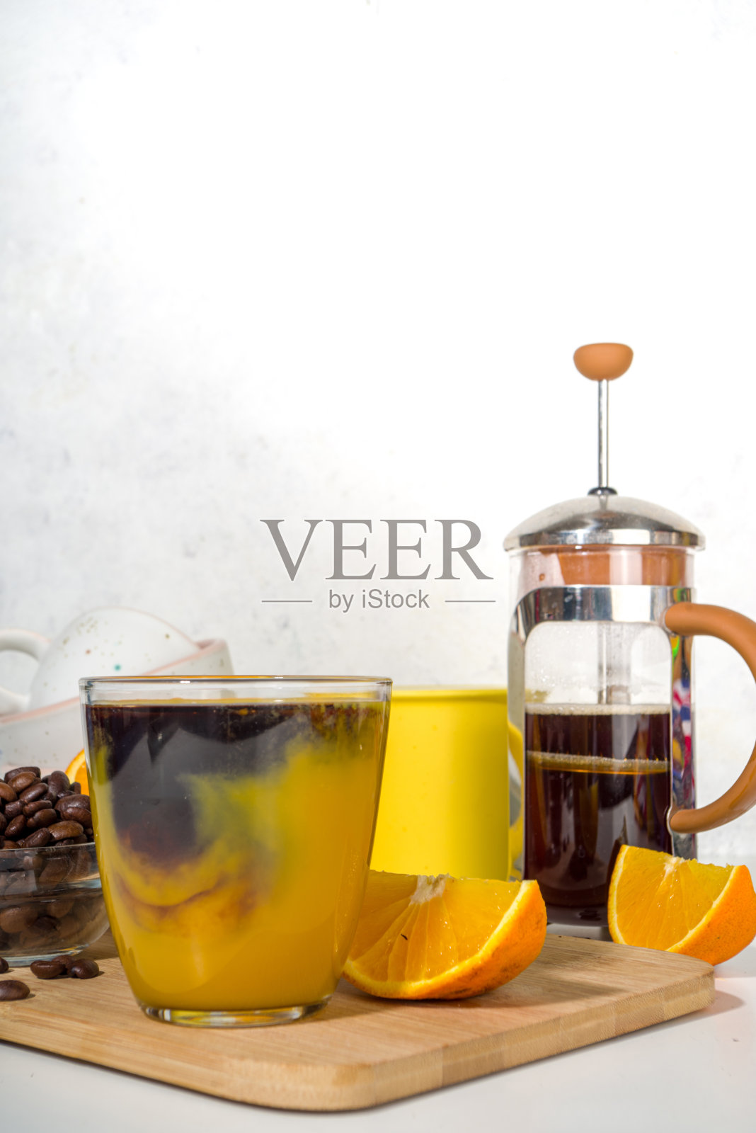 大黄蜂咖啡鸡尾酒照片摄影图片