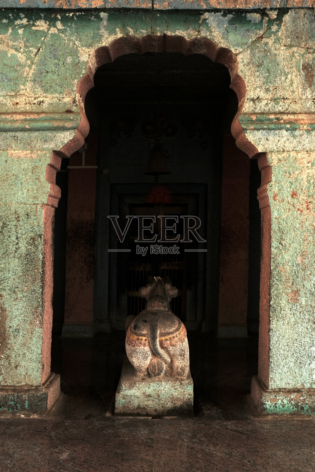 传统印度教寺庙，复古风格，印度马哈拉施特拉邦照片摄影图片