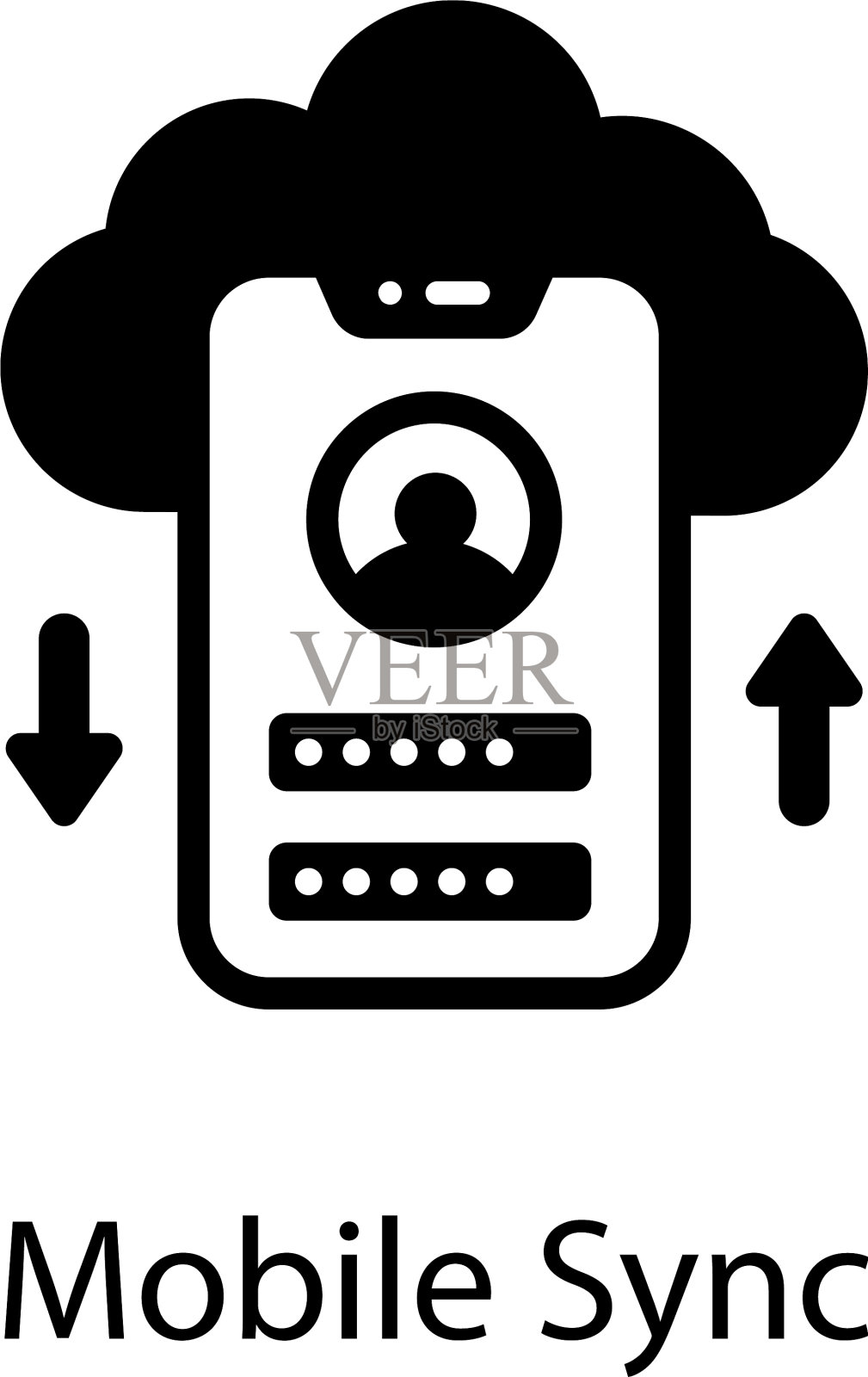 手机同步插画图片素材