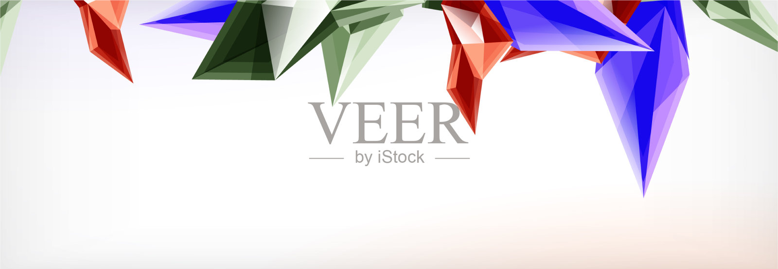 三维三角形和金字塔抽象插画图片素材