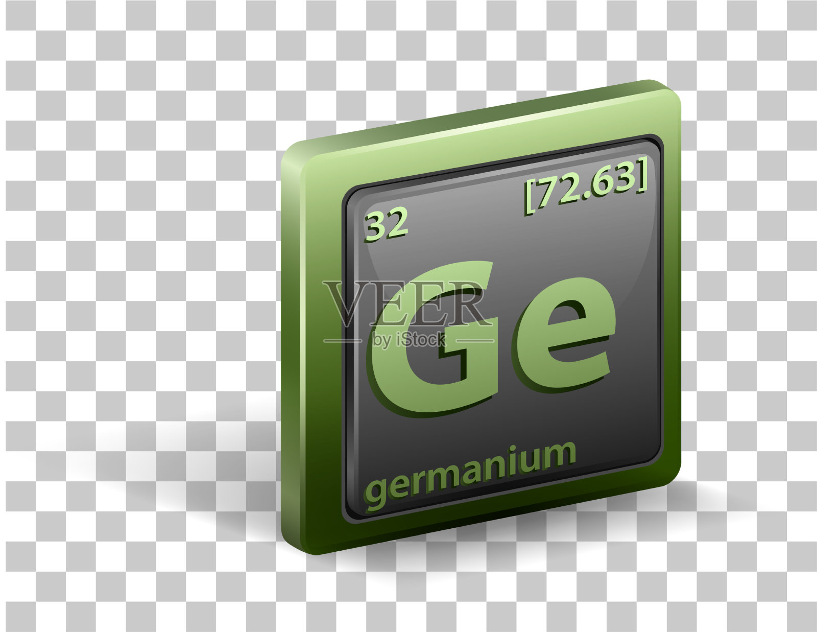 锗化学元素用化学符号表示插画图片素材