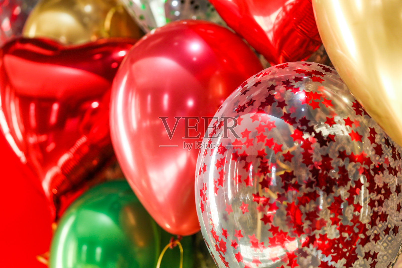 彩色气球闭合照片摄影图片