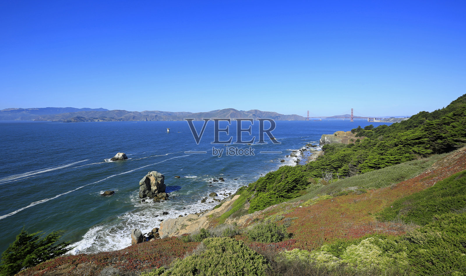 全景从土地结束Trail照片摄影图片