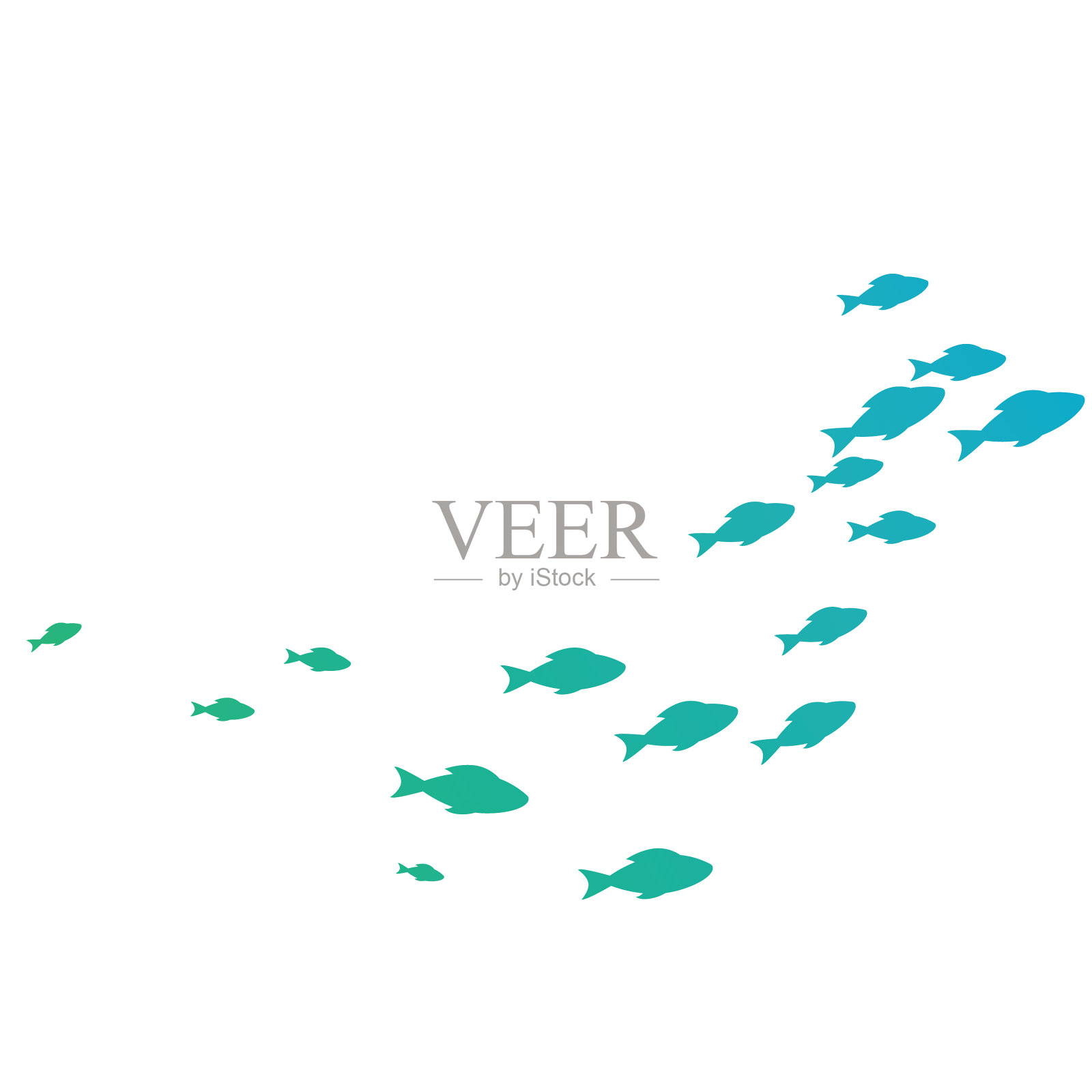 鱼的背景插画图片素材