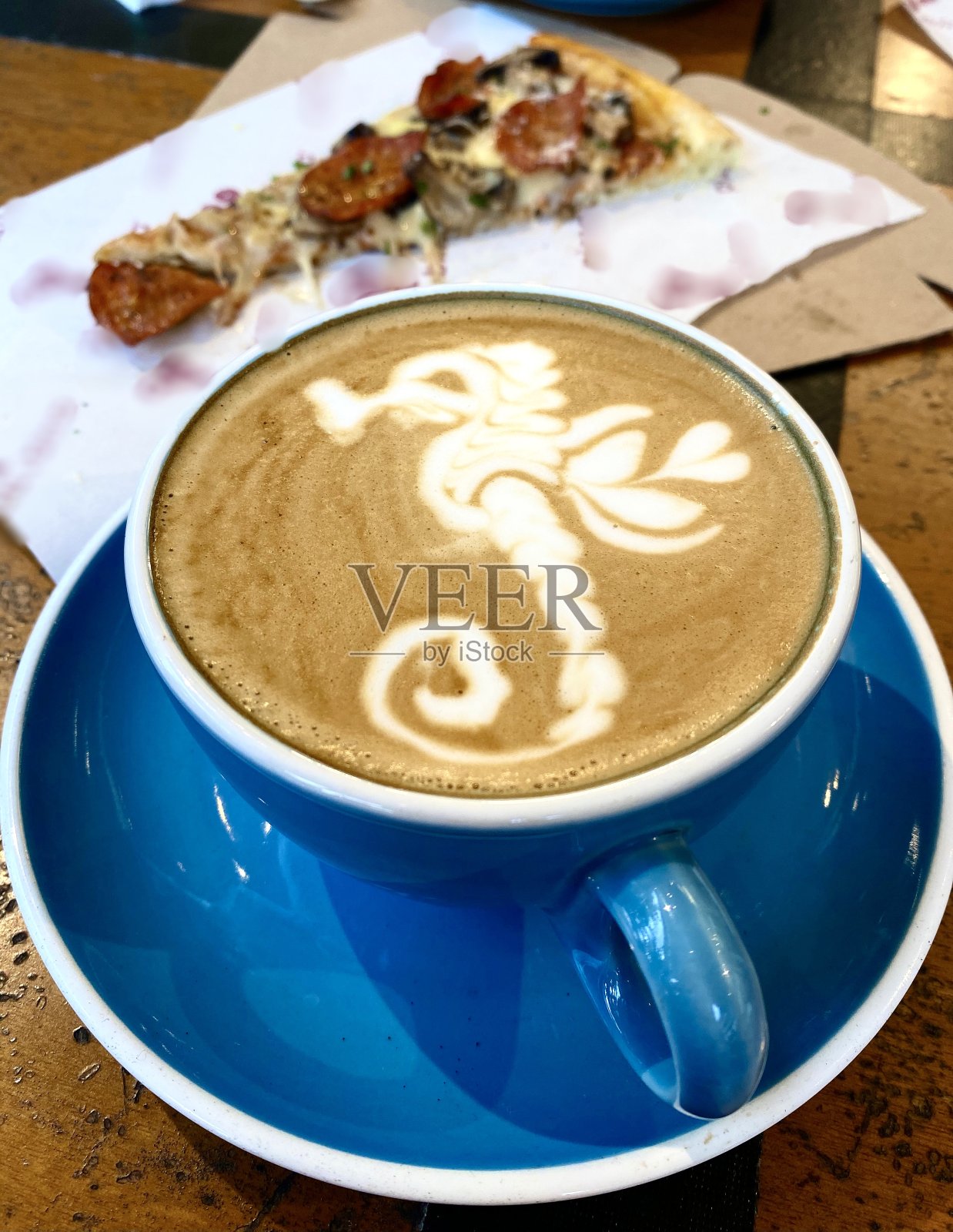 下午海马咖啡照片摄影图片