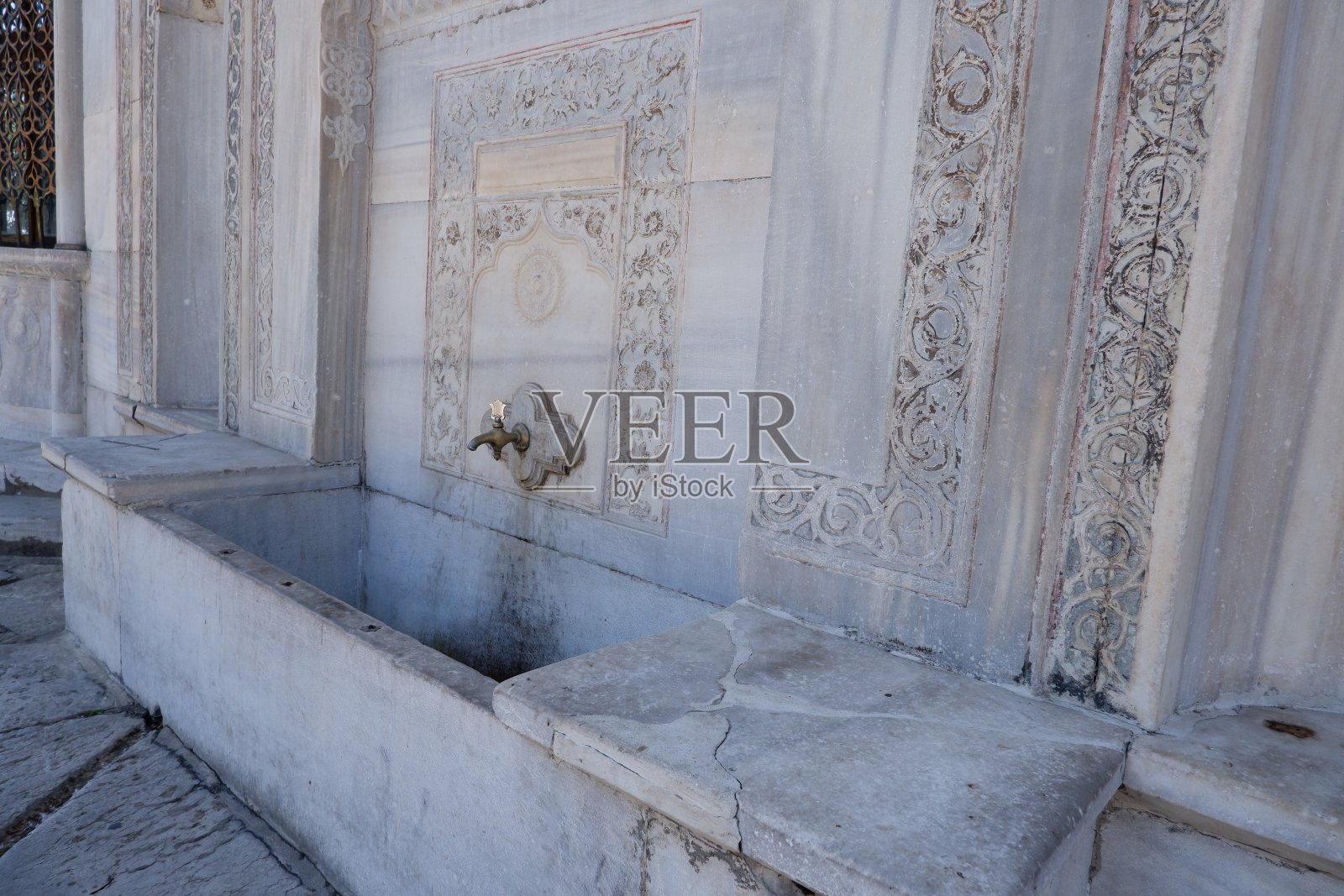 奥斯曼帝国时代的历史喷泉照片摄影图片