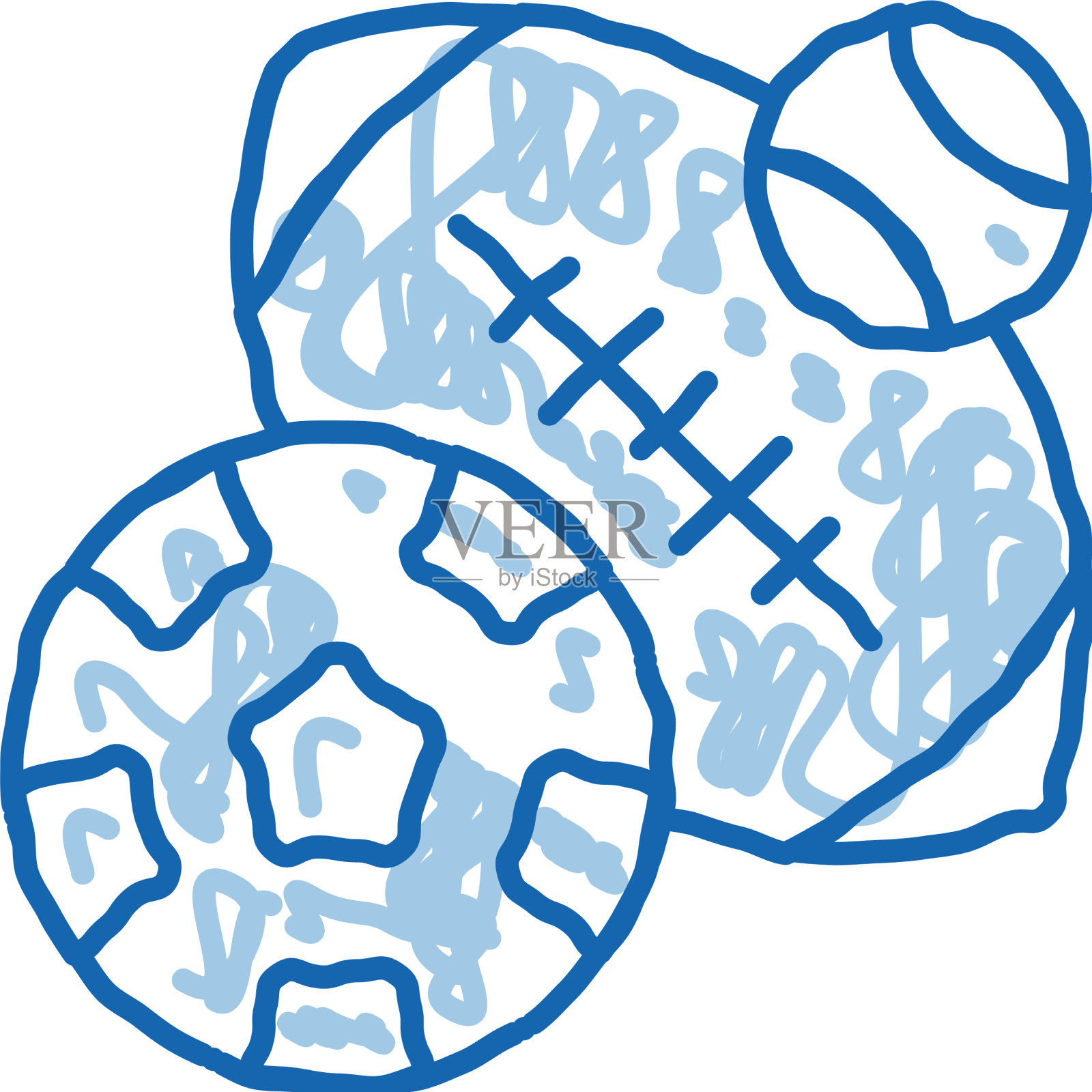 科隆涂鸦图标手绘设计元素图片