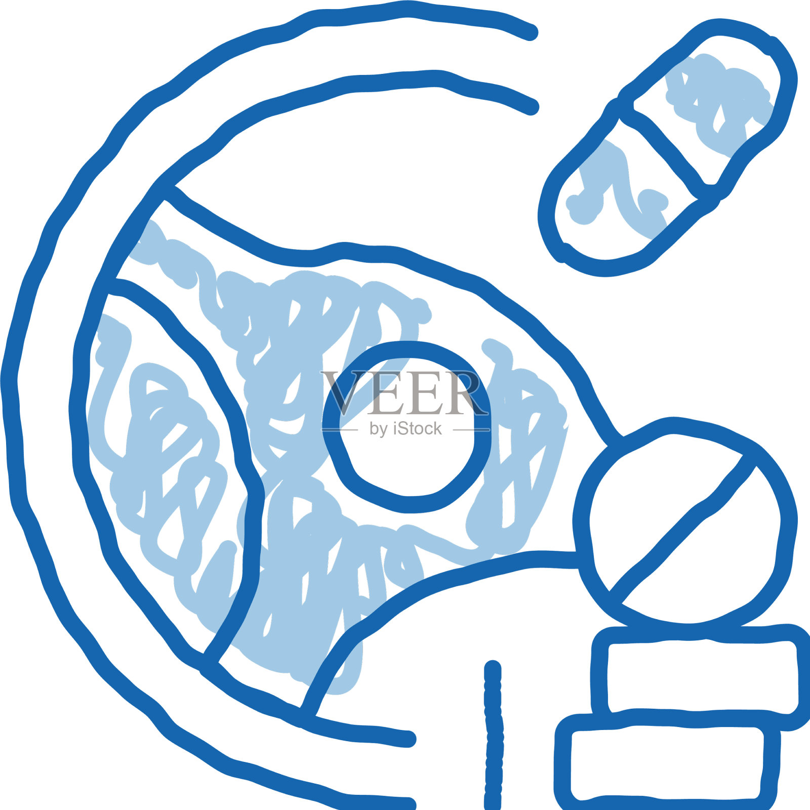 Dope驾驶涂鸦图标手绘设计元素图片