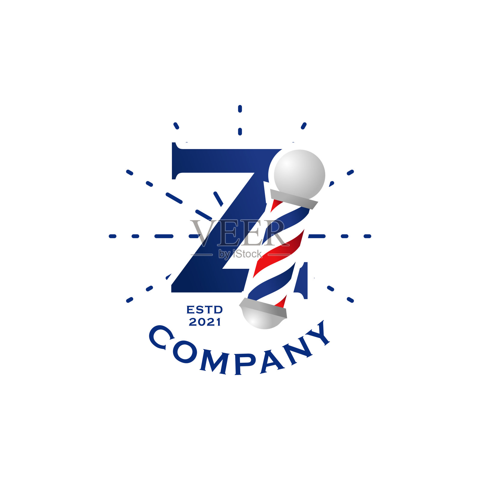 最初的Z理发店设计元素图片