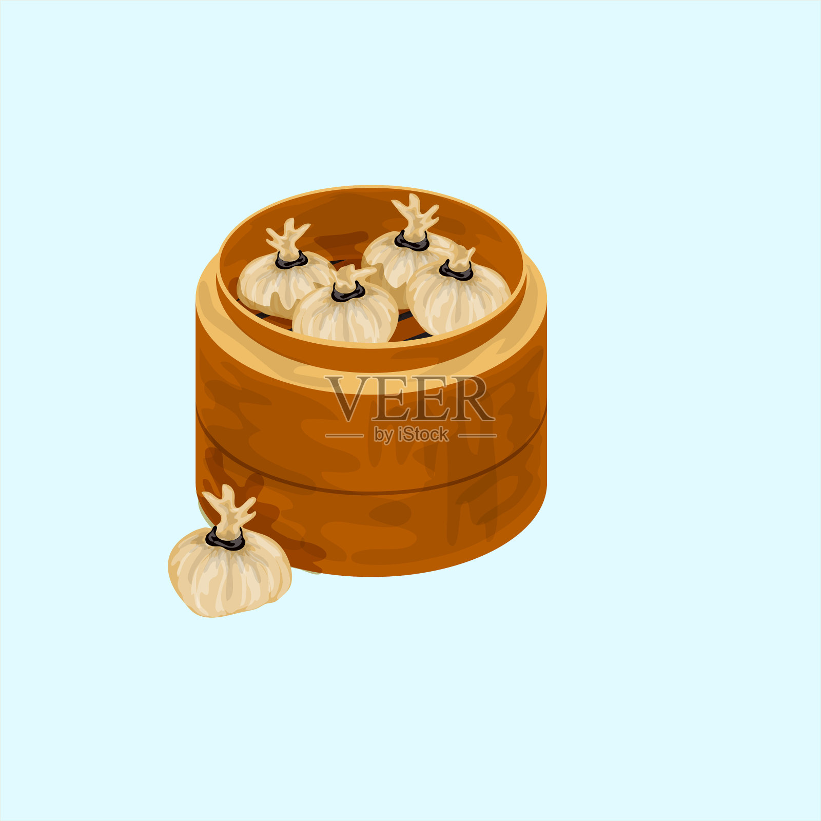 亚洲食品图标插图插画图片素材