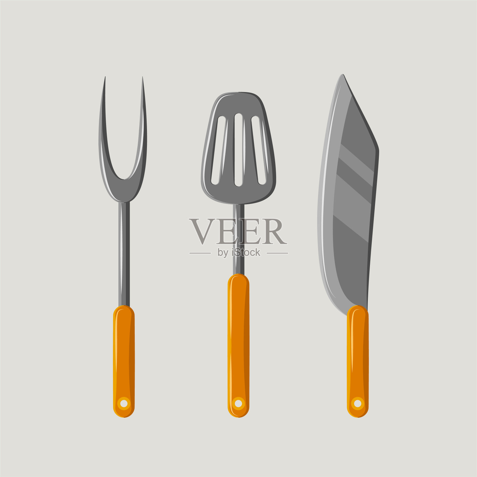 烧烤烧烤图标插图插画图片素材