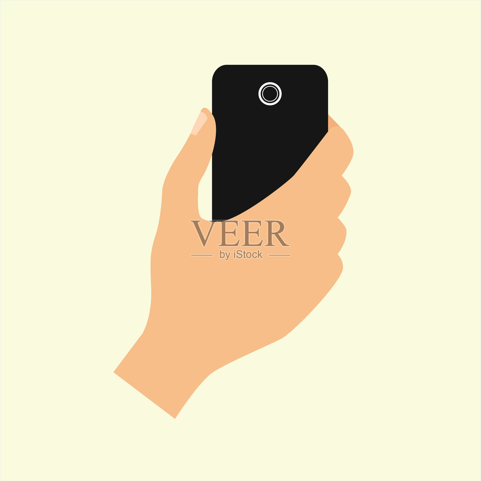 触摸屏手势说明插画图片素材