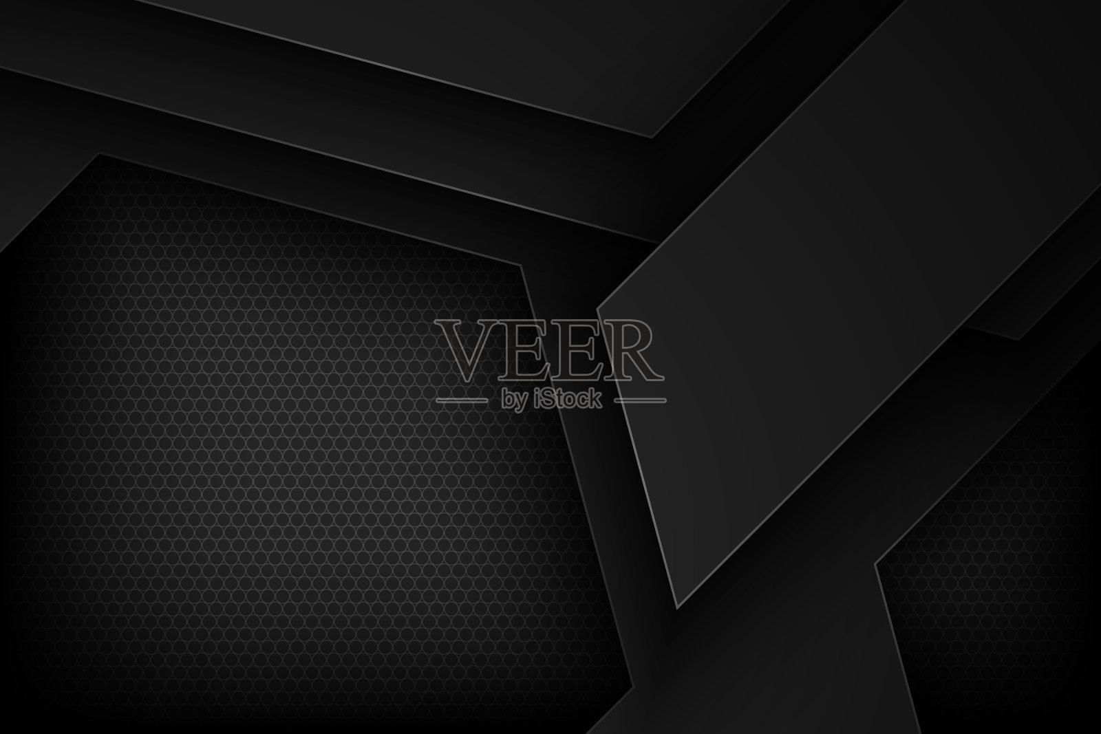 黑色抽象背景重叠插画图片素材