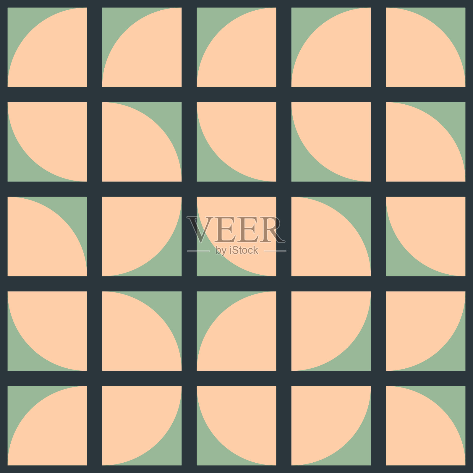 抽象几何图形生成计算艺术插图插画图片素材