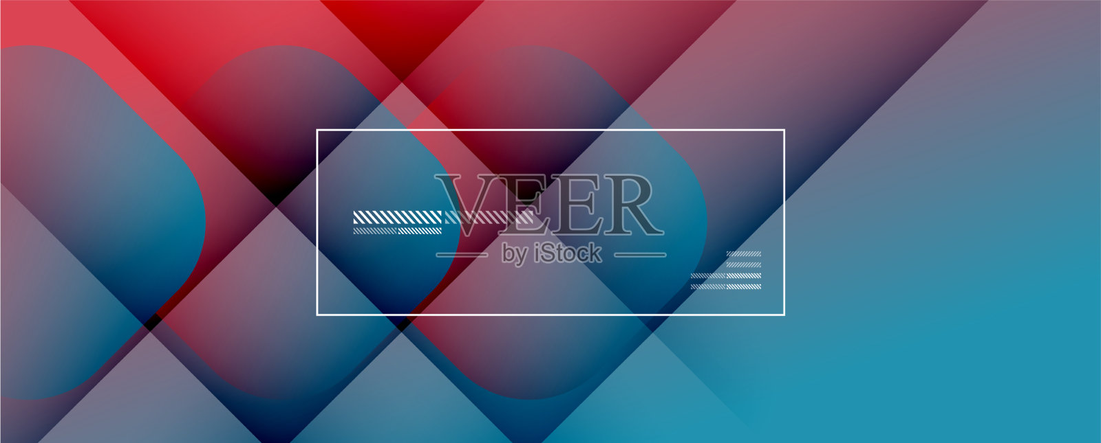 正方形形状构成几何抽象插画图片素材