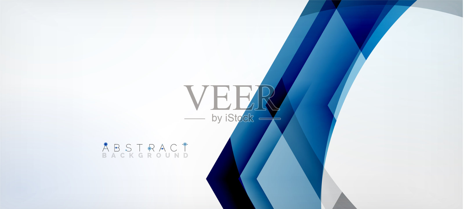 彩色六边形几何抽象插画图片素材