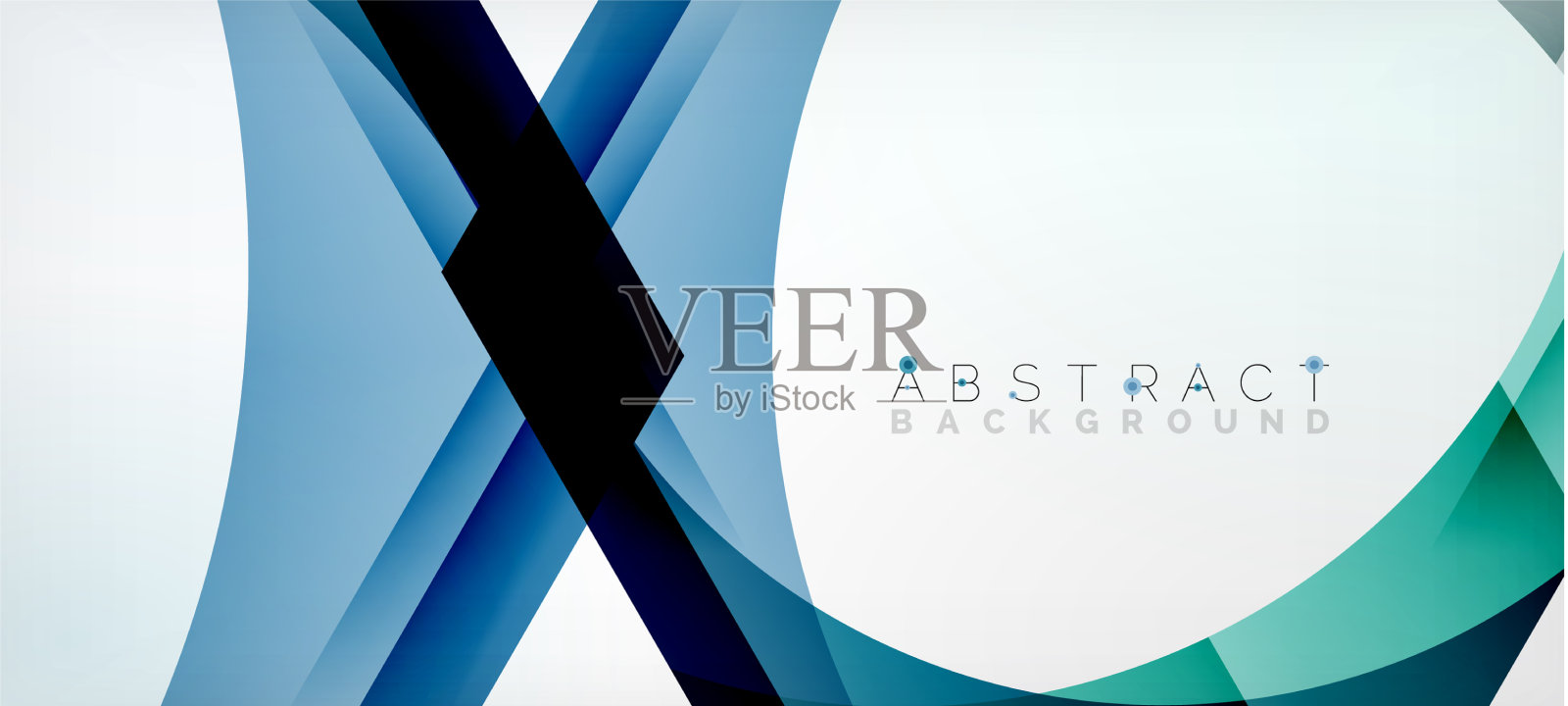 透明六边形几何形状抽象插画图片素材