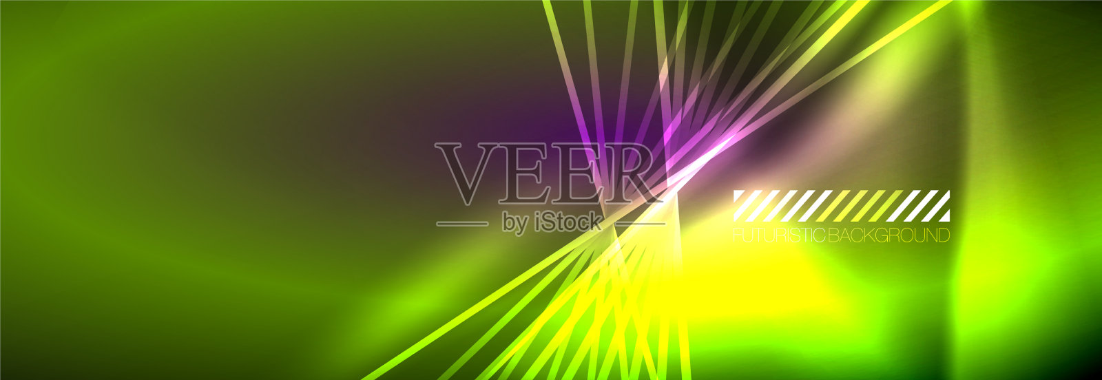 霓虹灯动态光束抽象壁纸插画图片素材