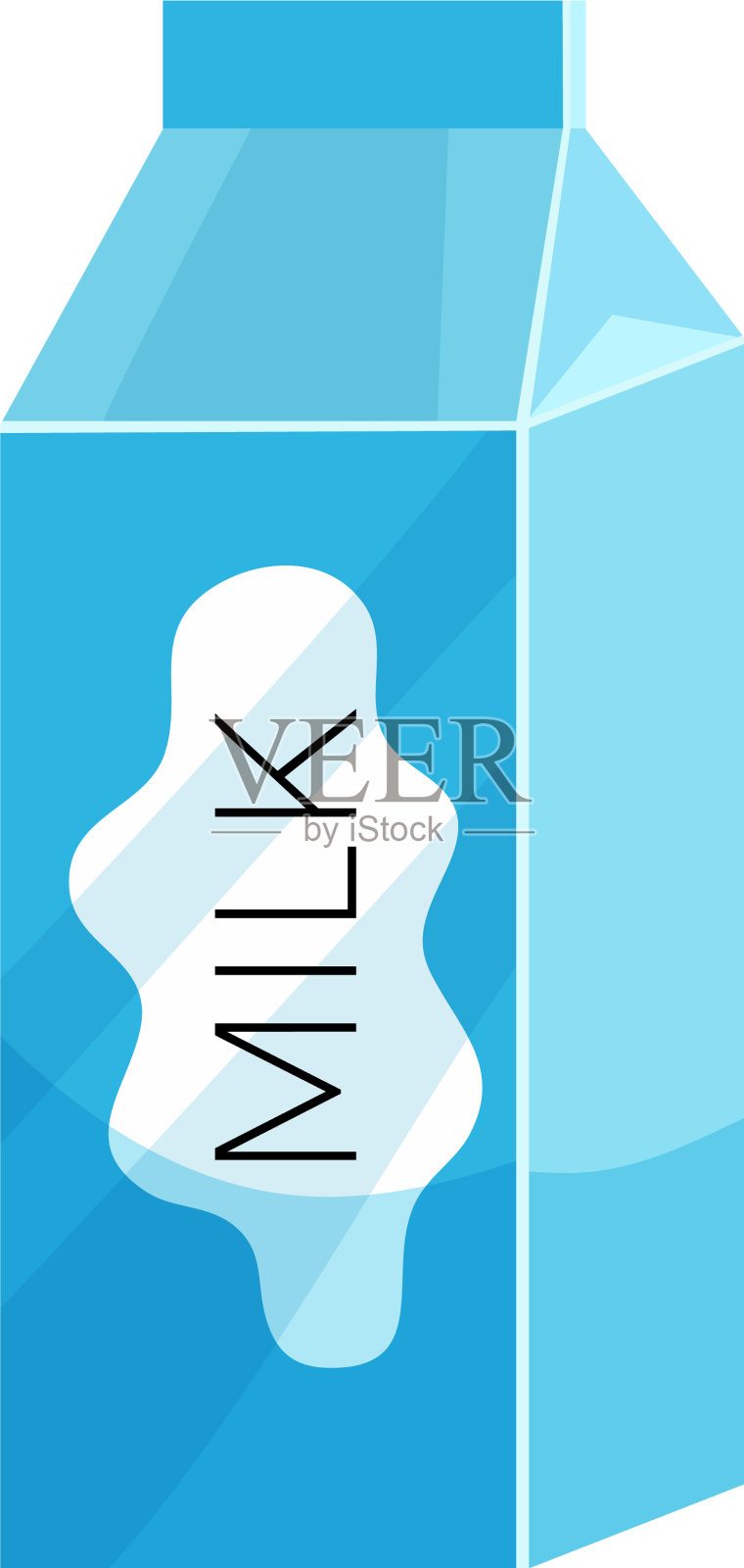 牛奶配方包设计元素图片