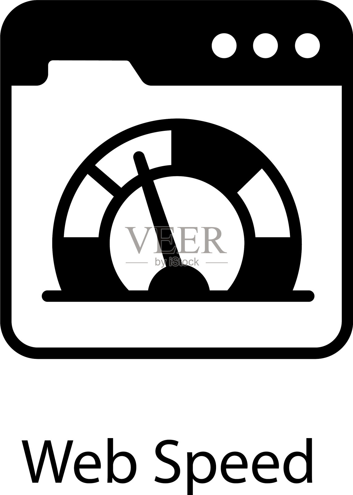 网络速度图标素材