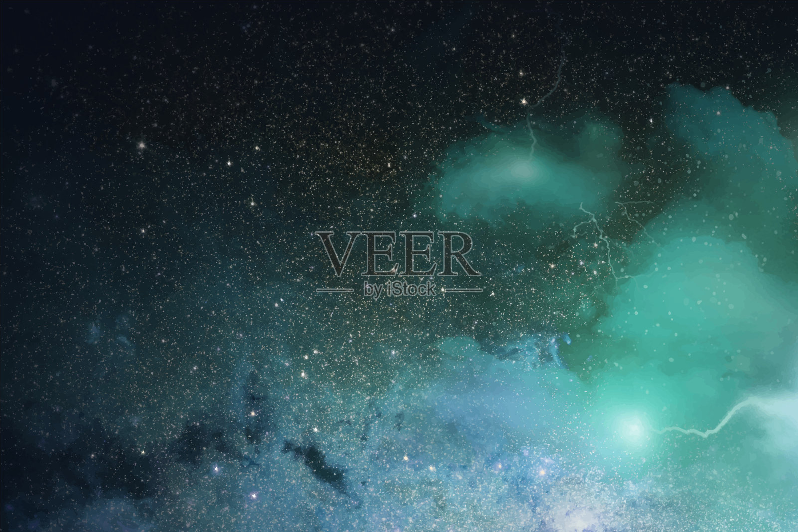 空间星系背景插画图片素材