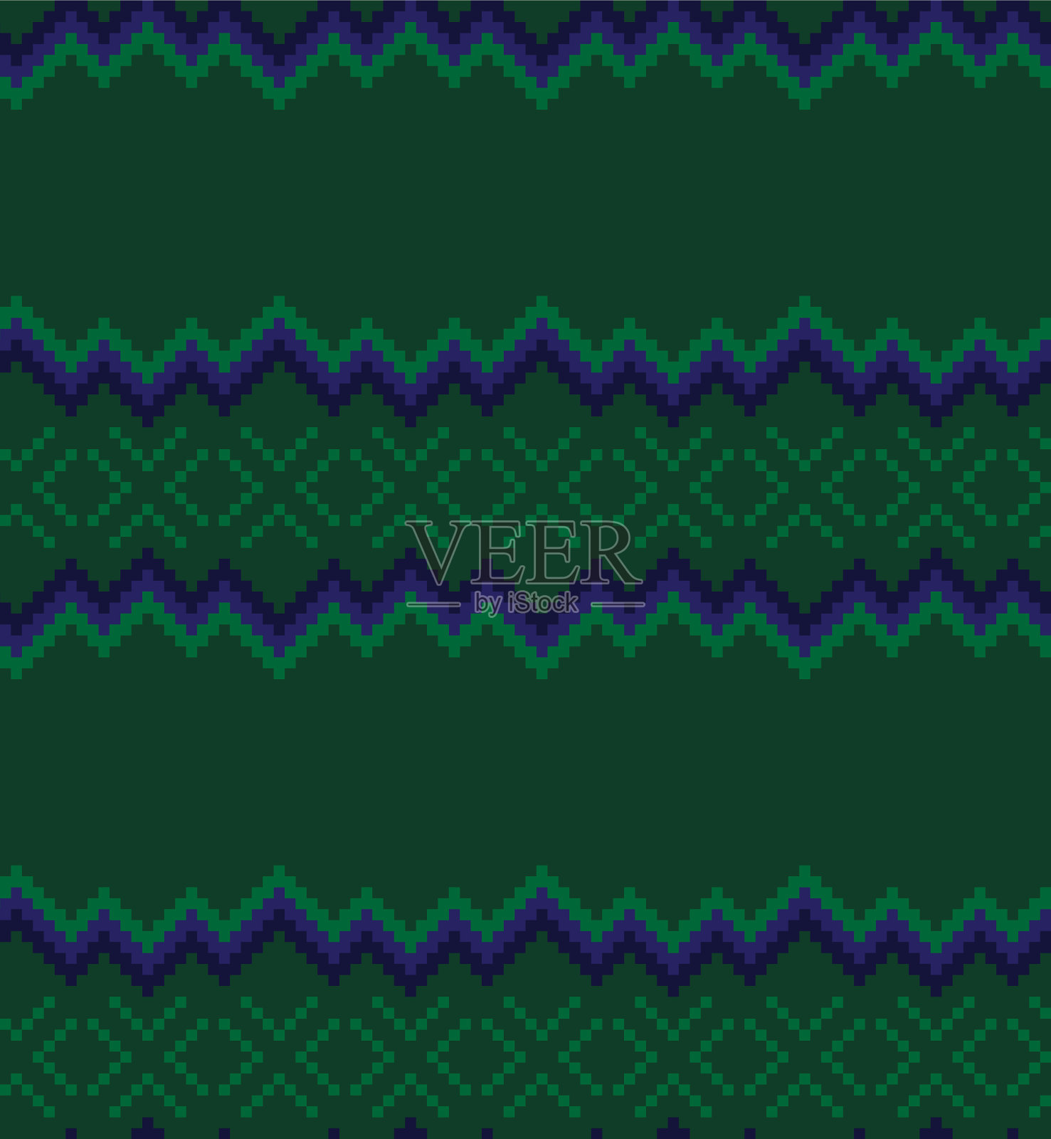 圣诞集市岛无缝模式背景插画图片素材