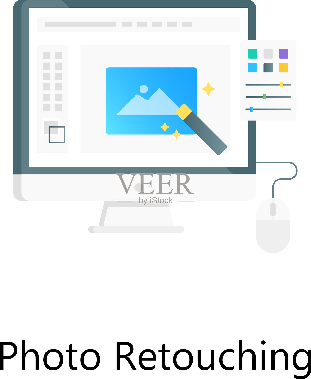 照片修饰插画图片素材