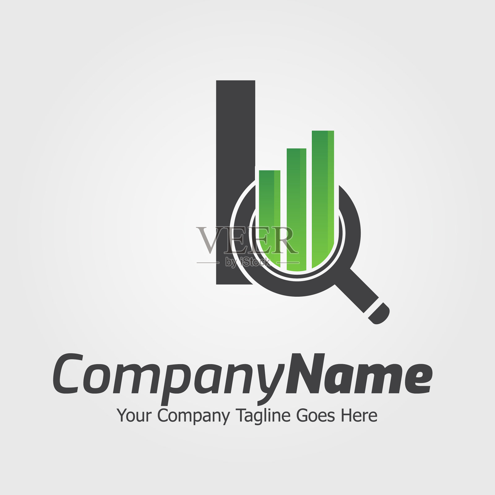 金融公司的标志插画图片素材