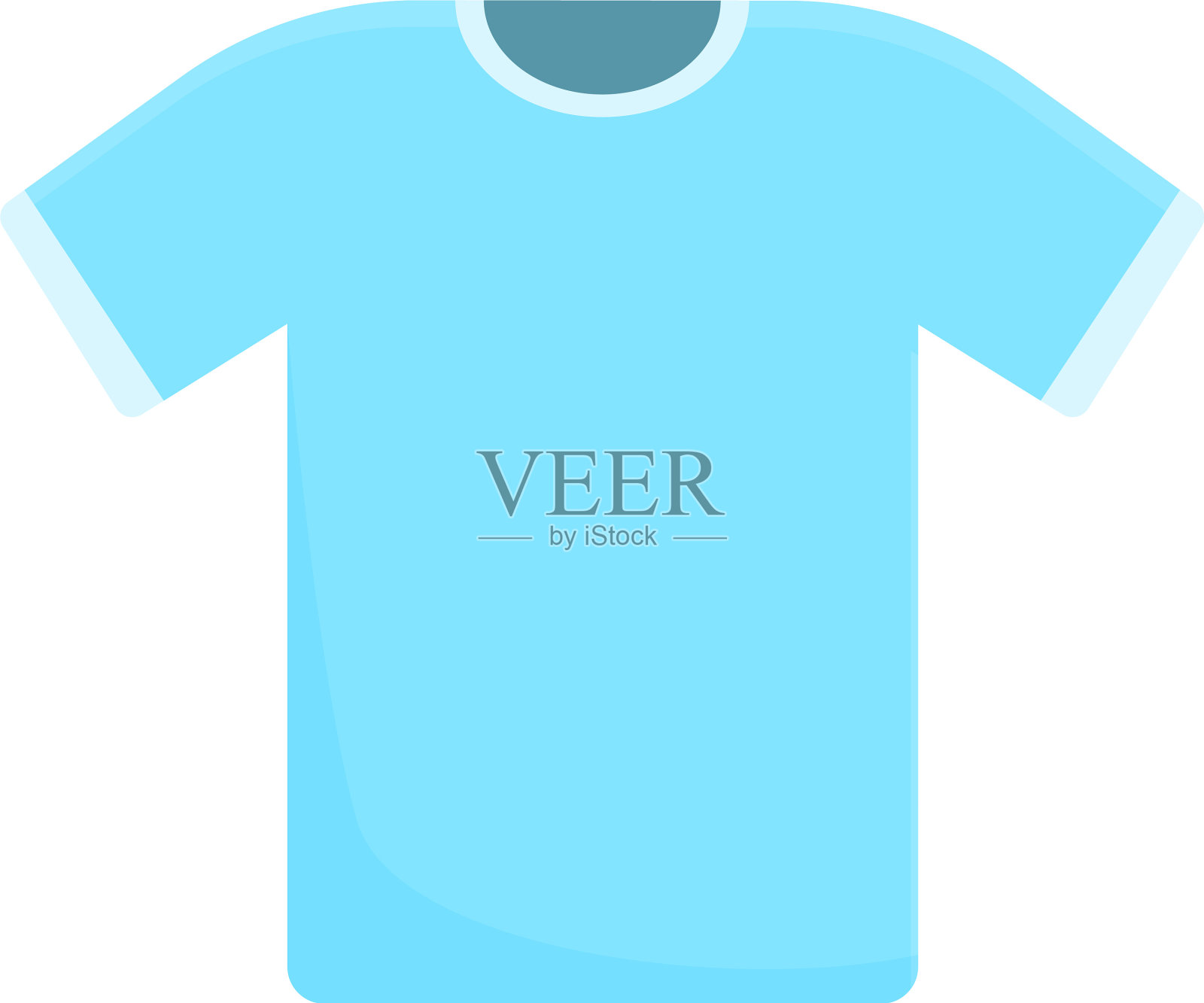 缝纫t恤图标卡通风格设计元素图片