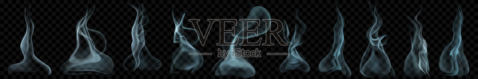 集烟插画图片素材