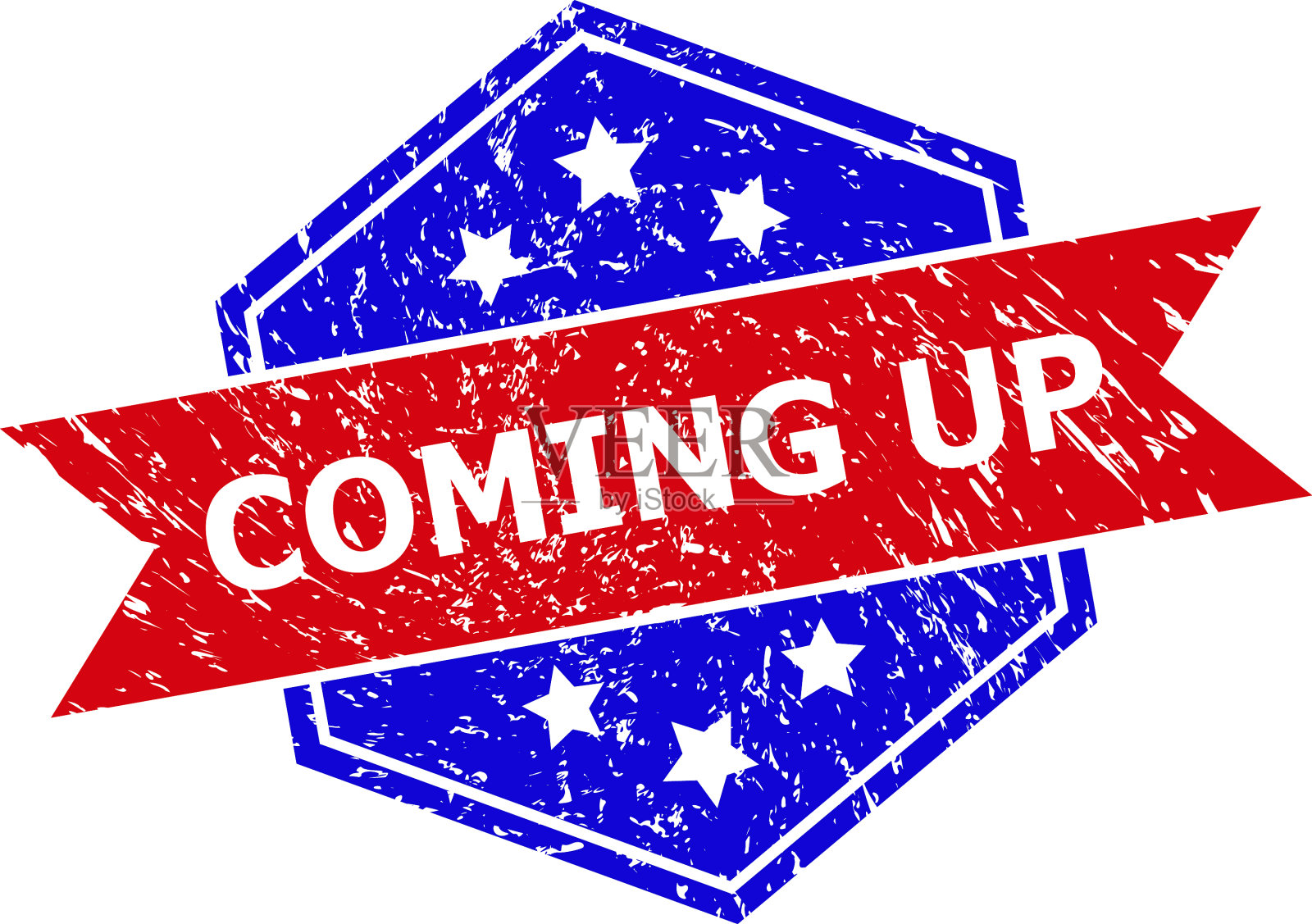 六角二色上来印与不洁插画图片素材