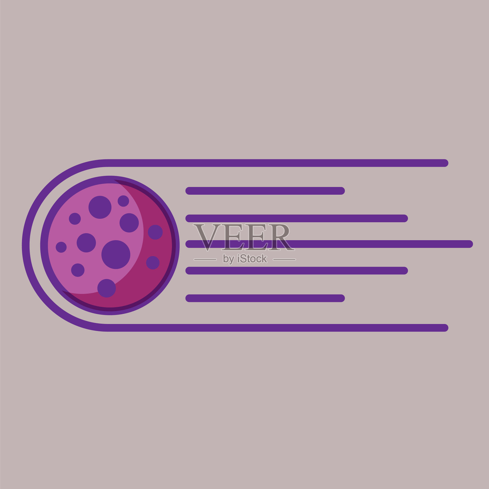 地球空间图标插画图片素材