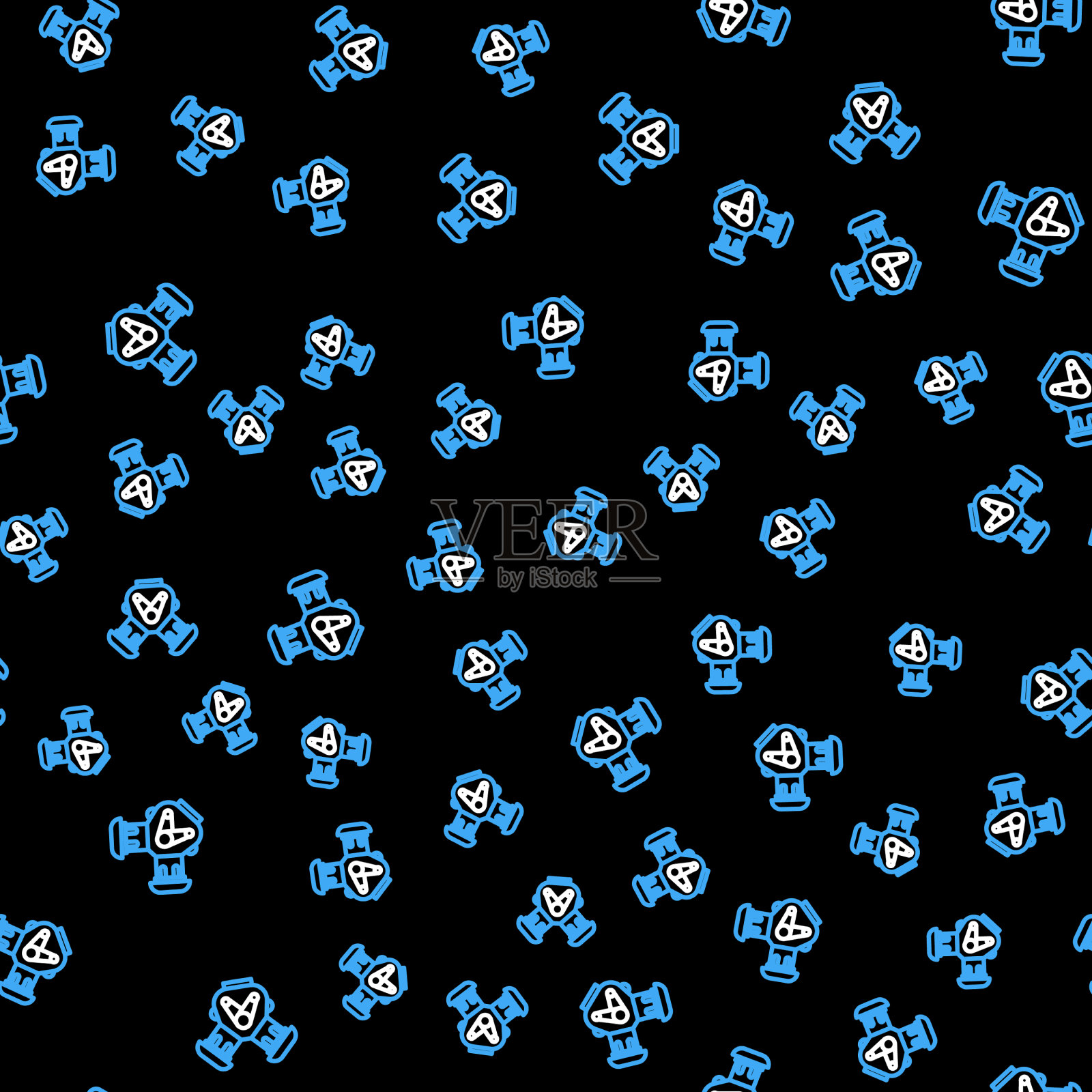 线车引擎图标隔离无缝图案上插画图片素材