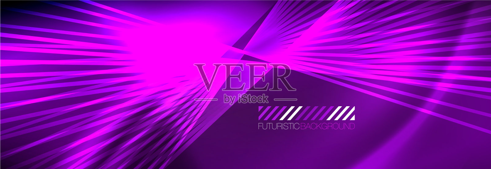 霓虹灯动态光束抽象壁纸插画图片素材