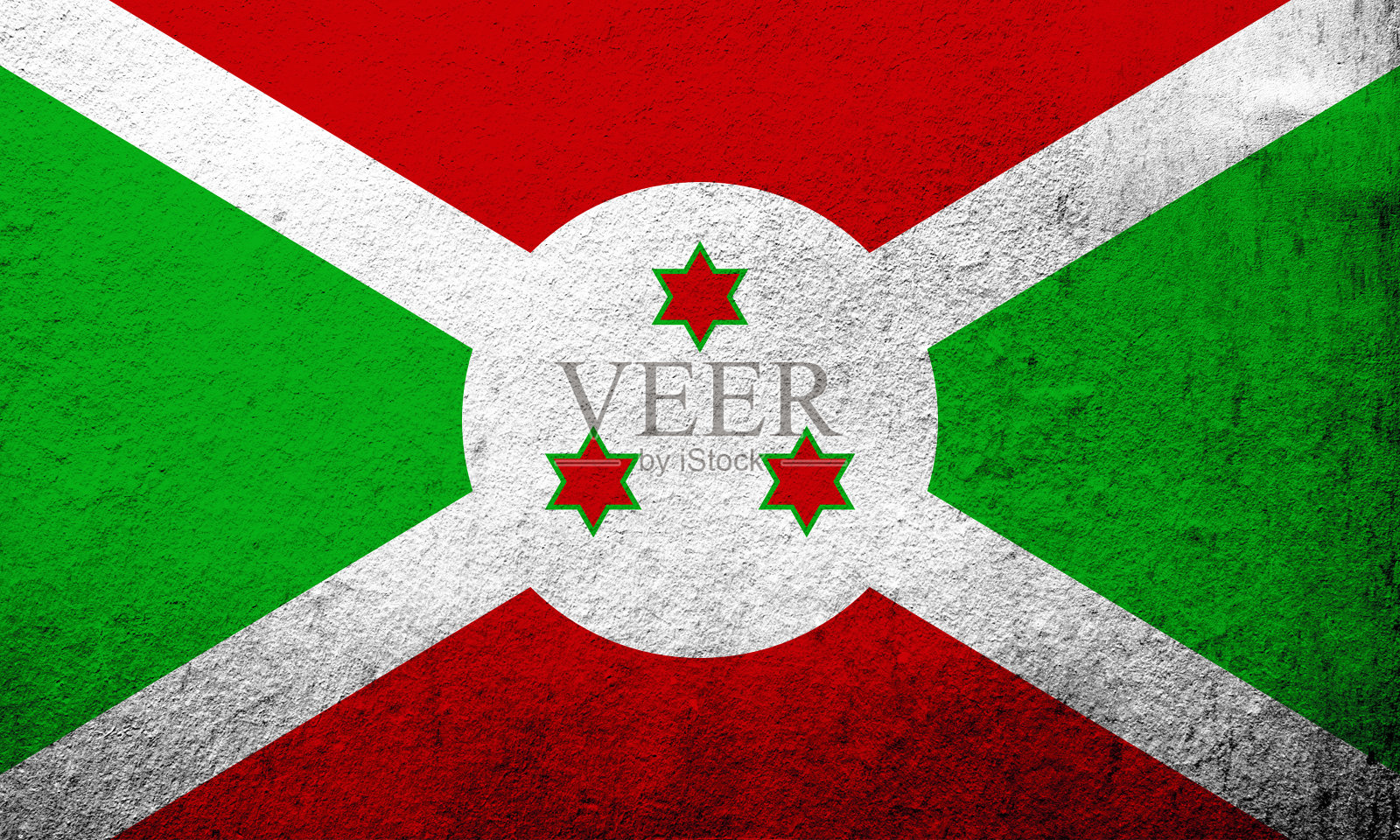 布隆迪共和国国旗。枯燥乏味的背景插画图片素材