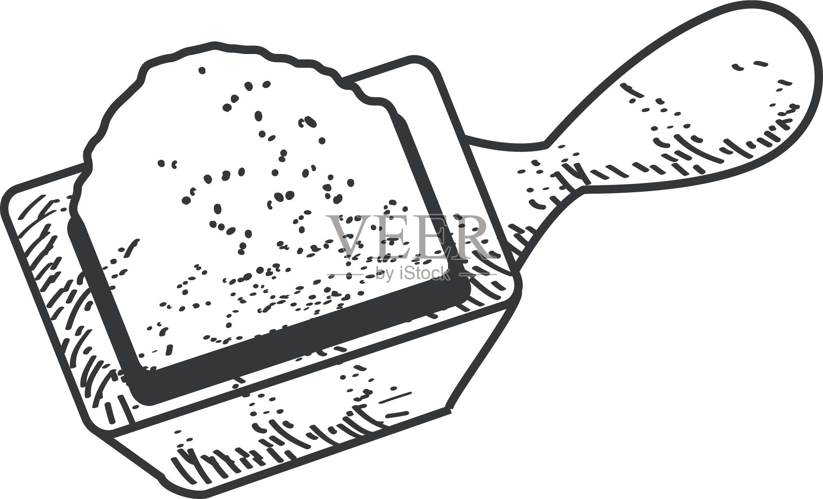 勺面粉设计元素图片