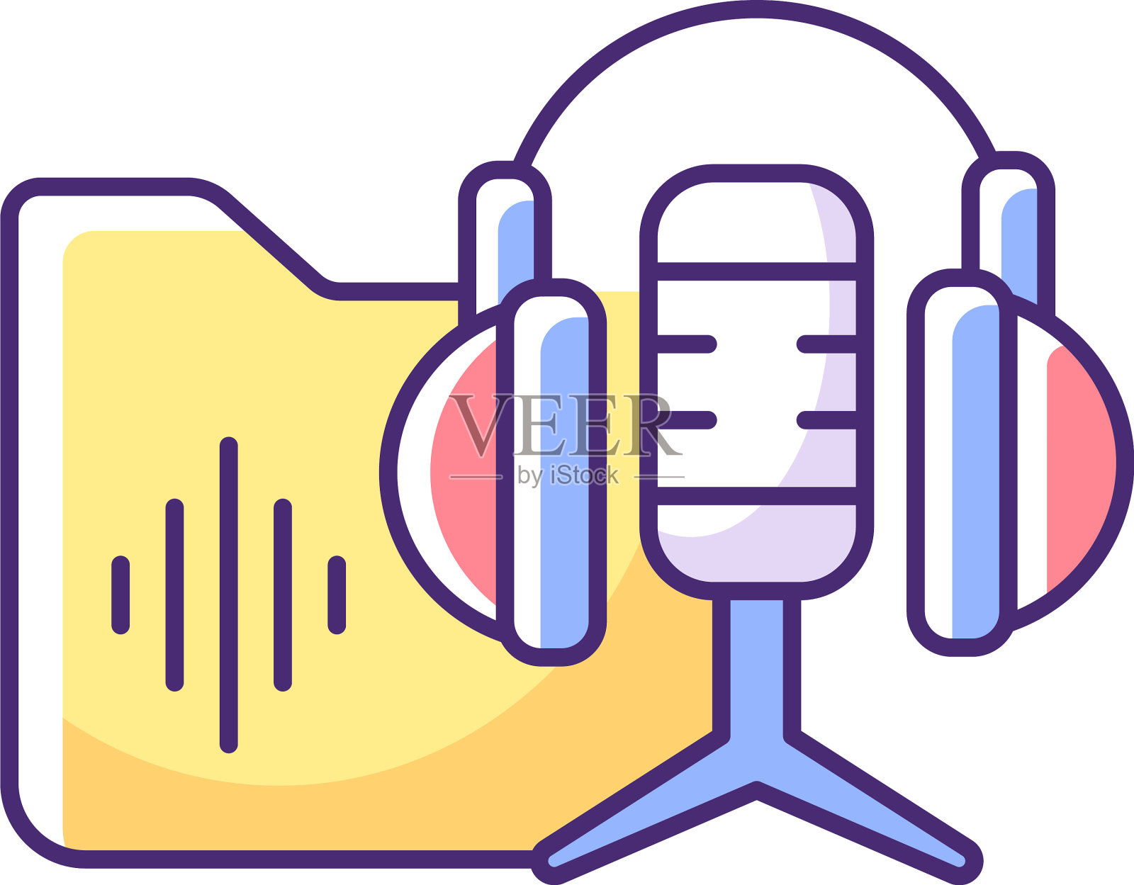 播客库RGB颜色图标设计元素图片