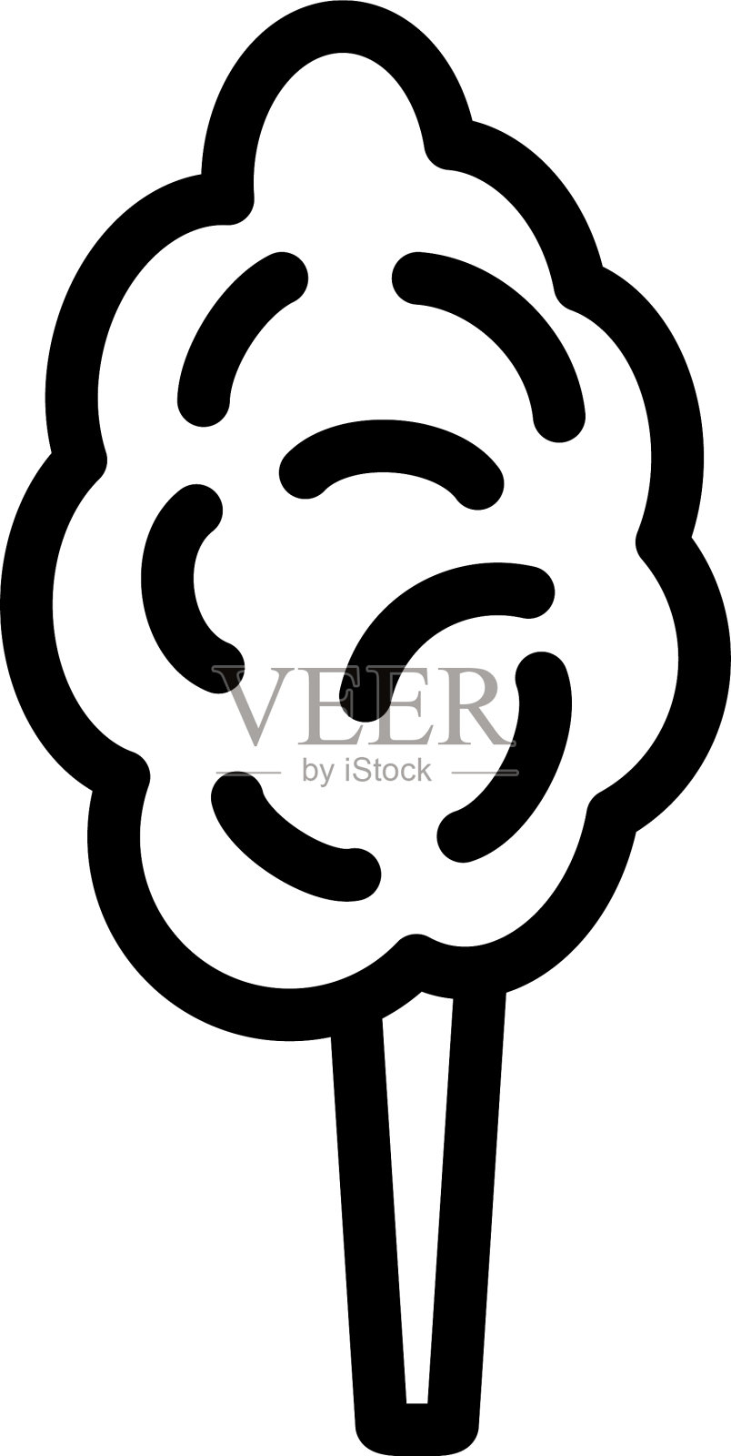 棉花糖的图标设计元素图片