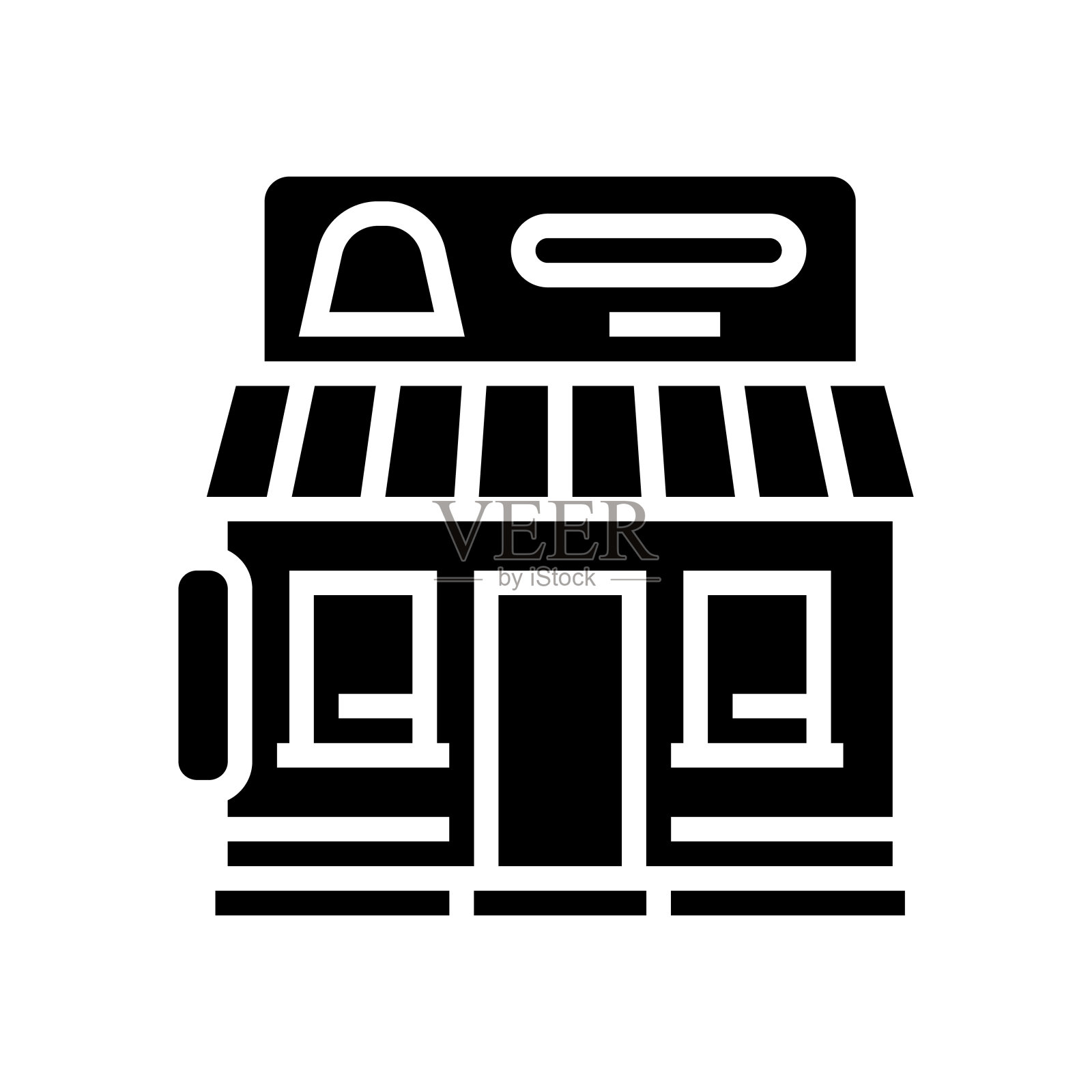 糖果商店符号图标矢量插图图标素材