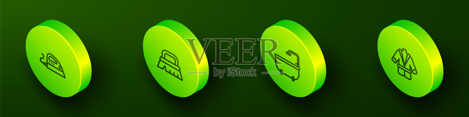 设置等距线电刷图标素材