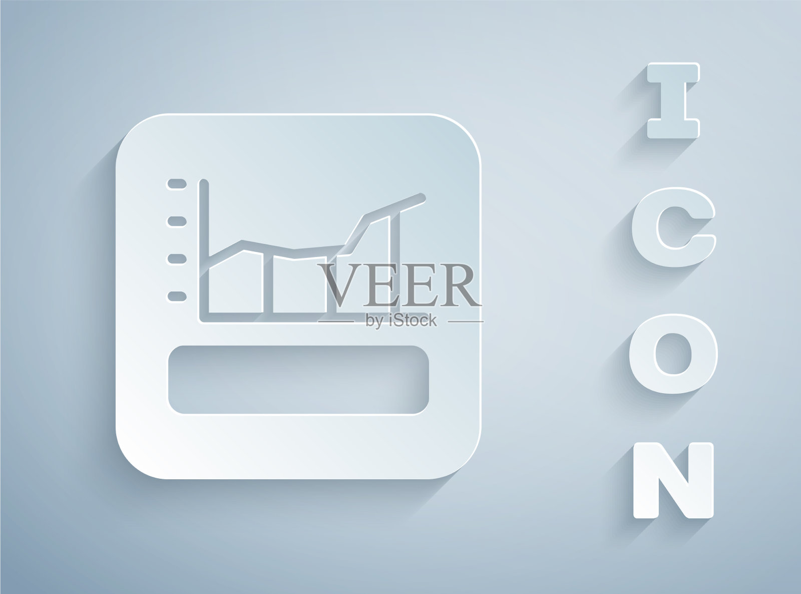 剪纸图表进度表图表插画图片素材