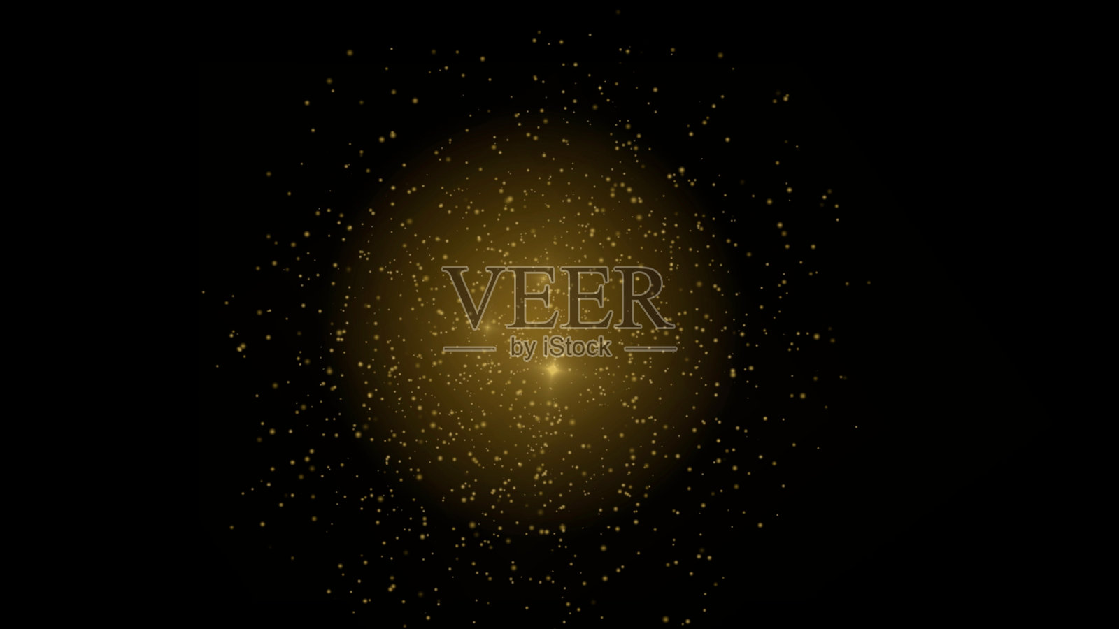 抽象的背景材料与金色散景聚集在中心照片摄影图片