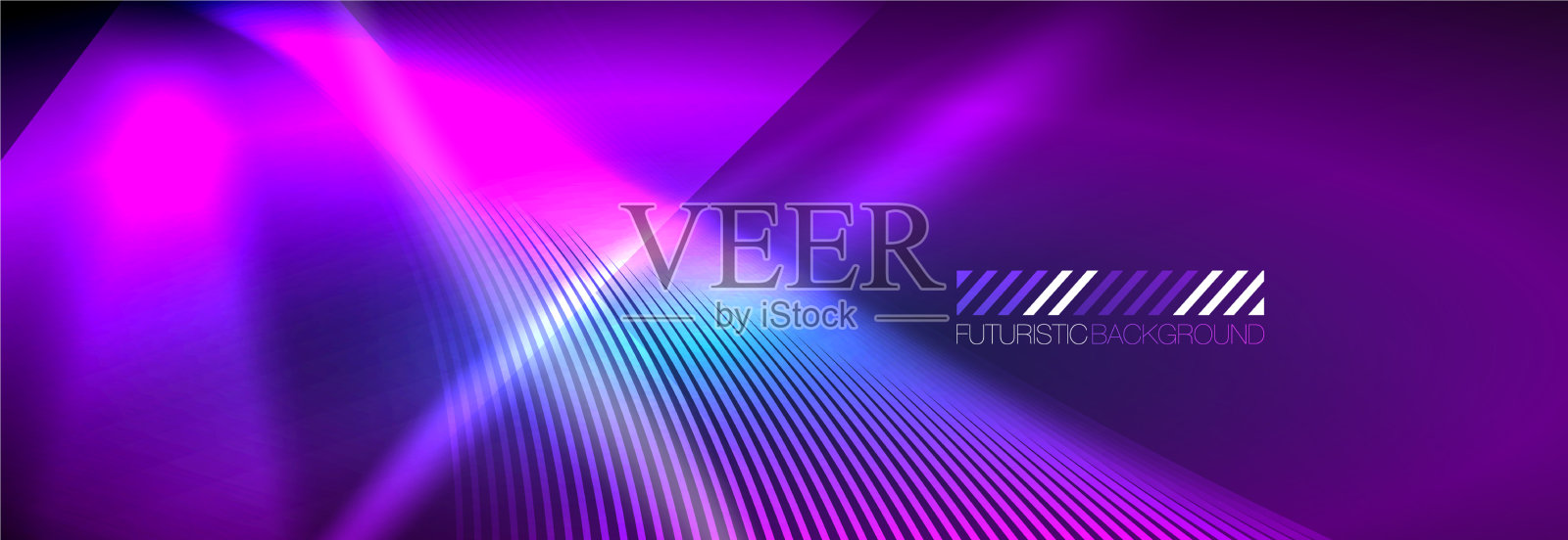 霓虹灯动态光束抽象壁纸插画图片素材