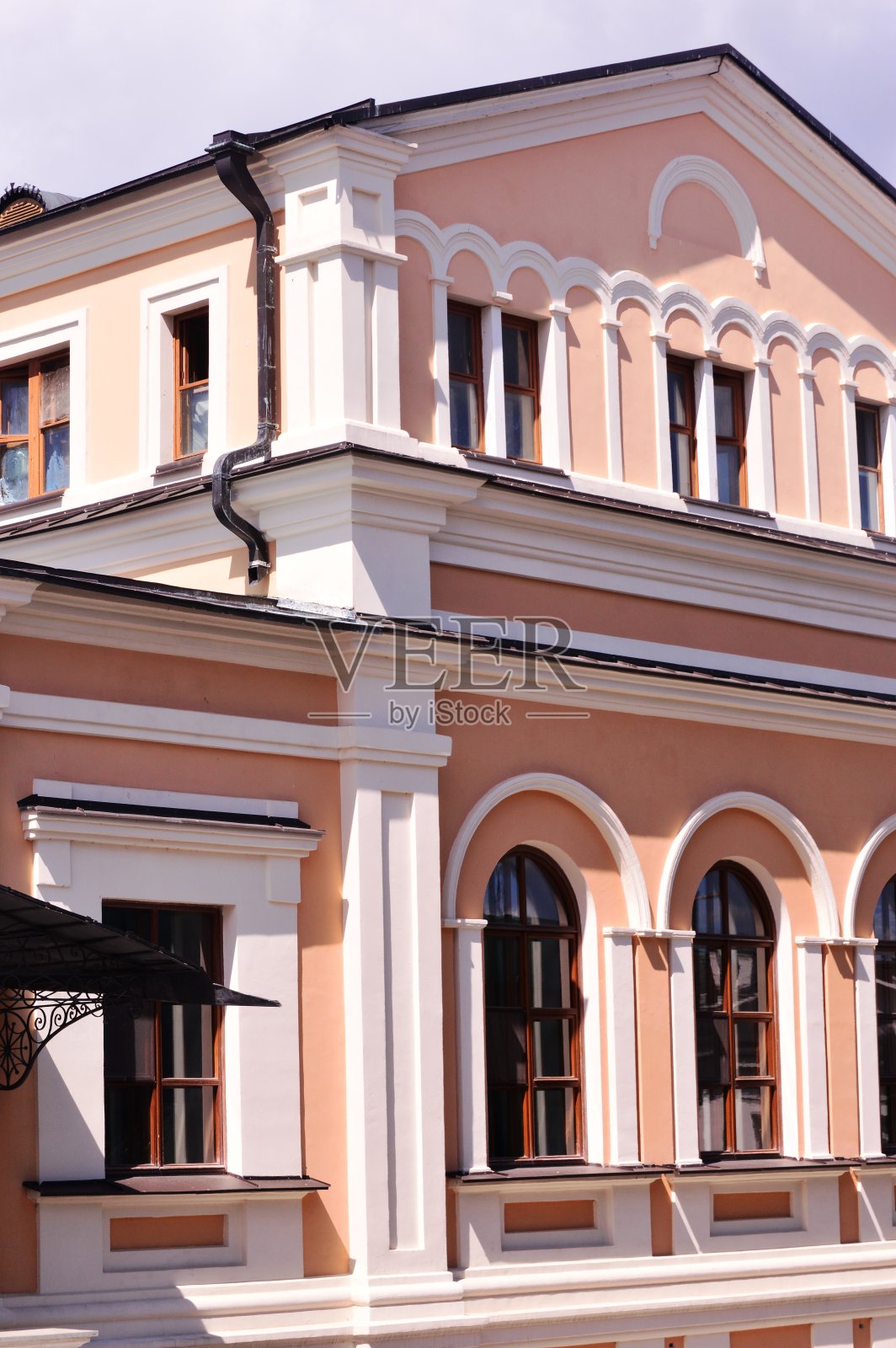 庙宇的正面照片摄影图片