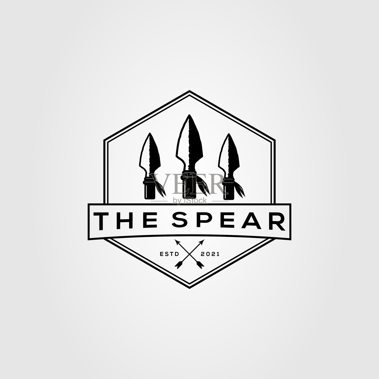 三尖矛标志箭头矛头插画图片素材