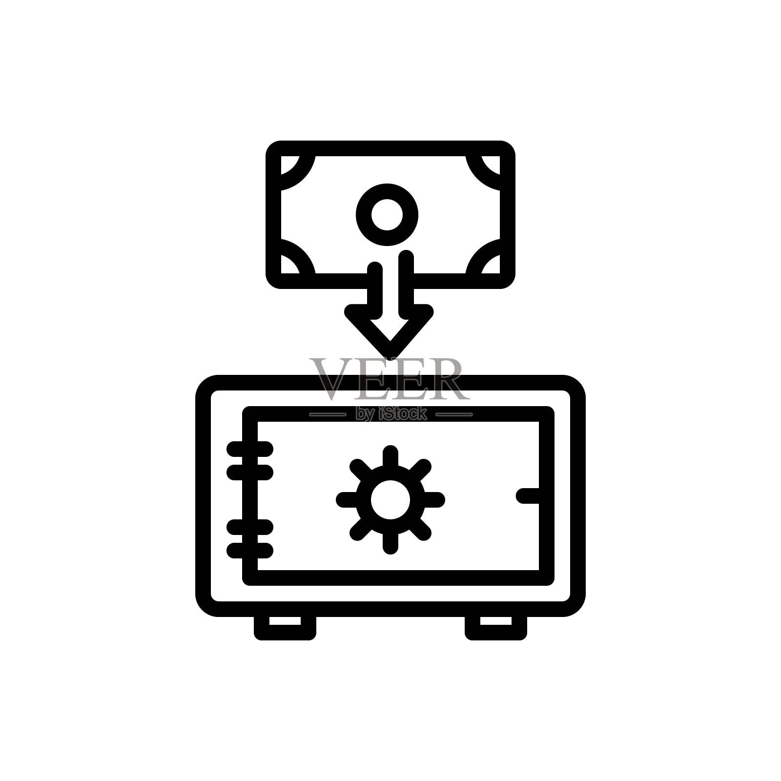 存款投资插画图片素材