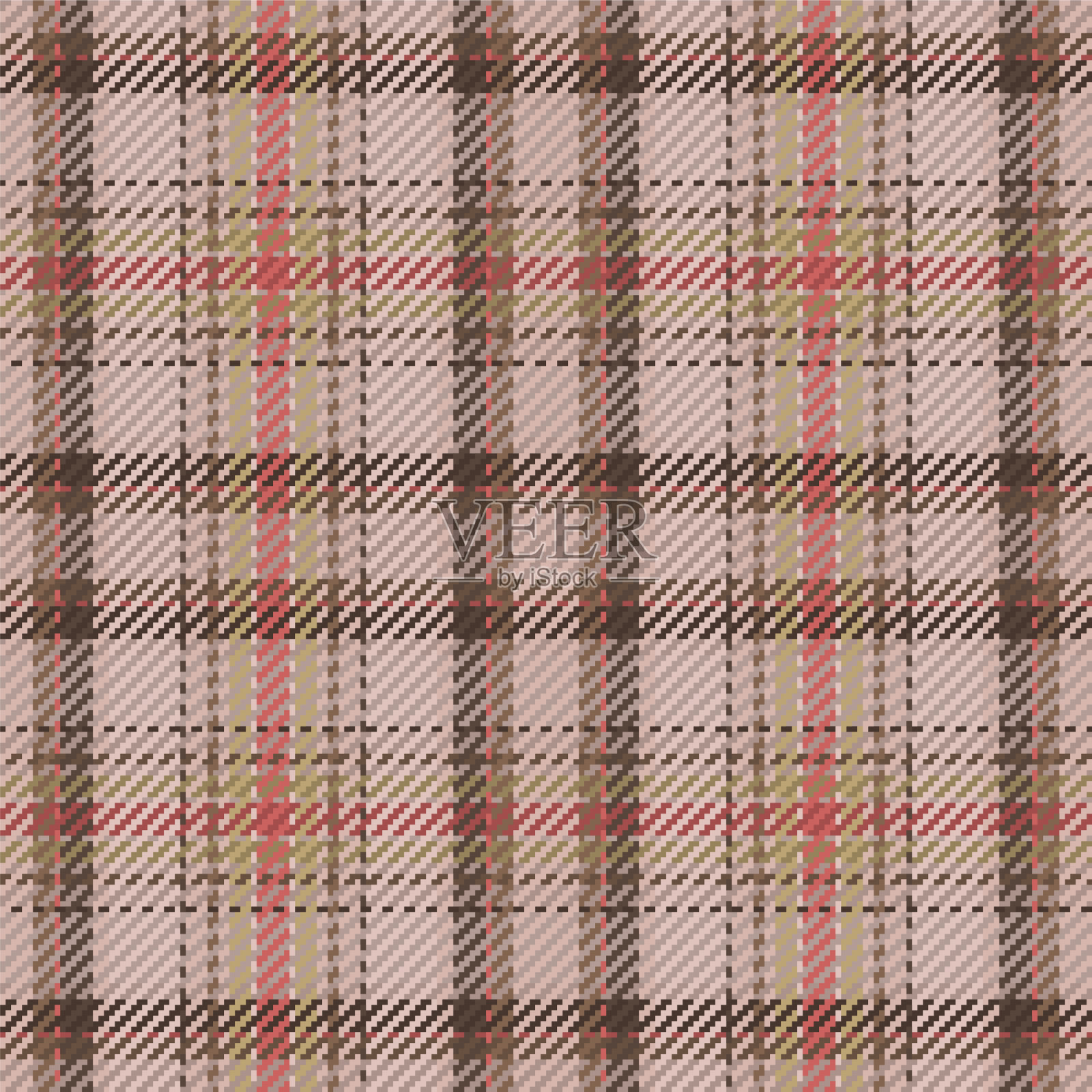 无缝图案苏格兰格子呢格子呢插画图片素材