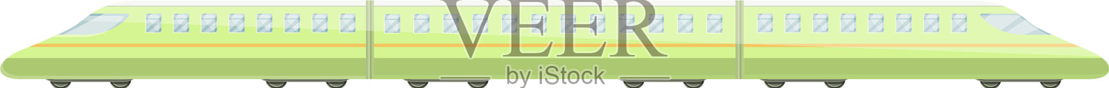 地铁图标卡通风格设计元素图片