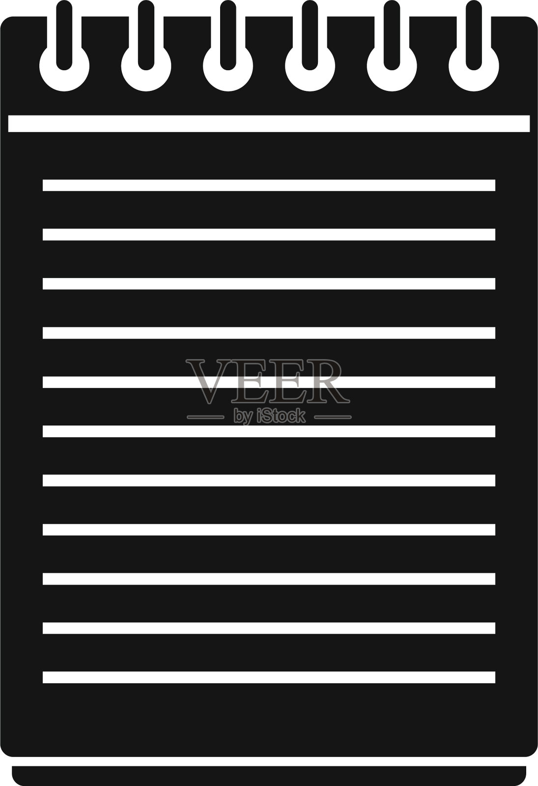 大纲记事本图标风格简单设计元素图片